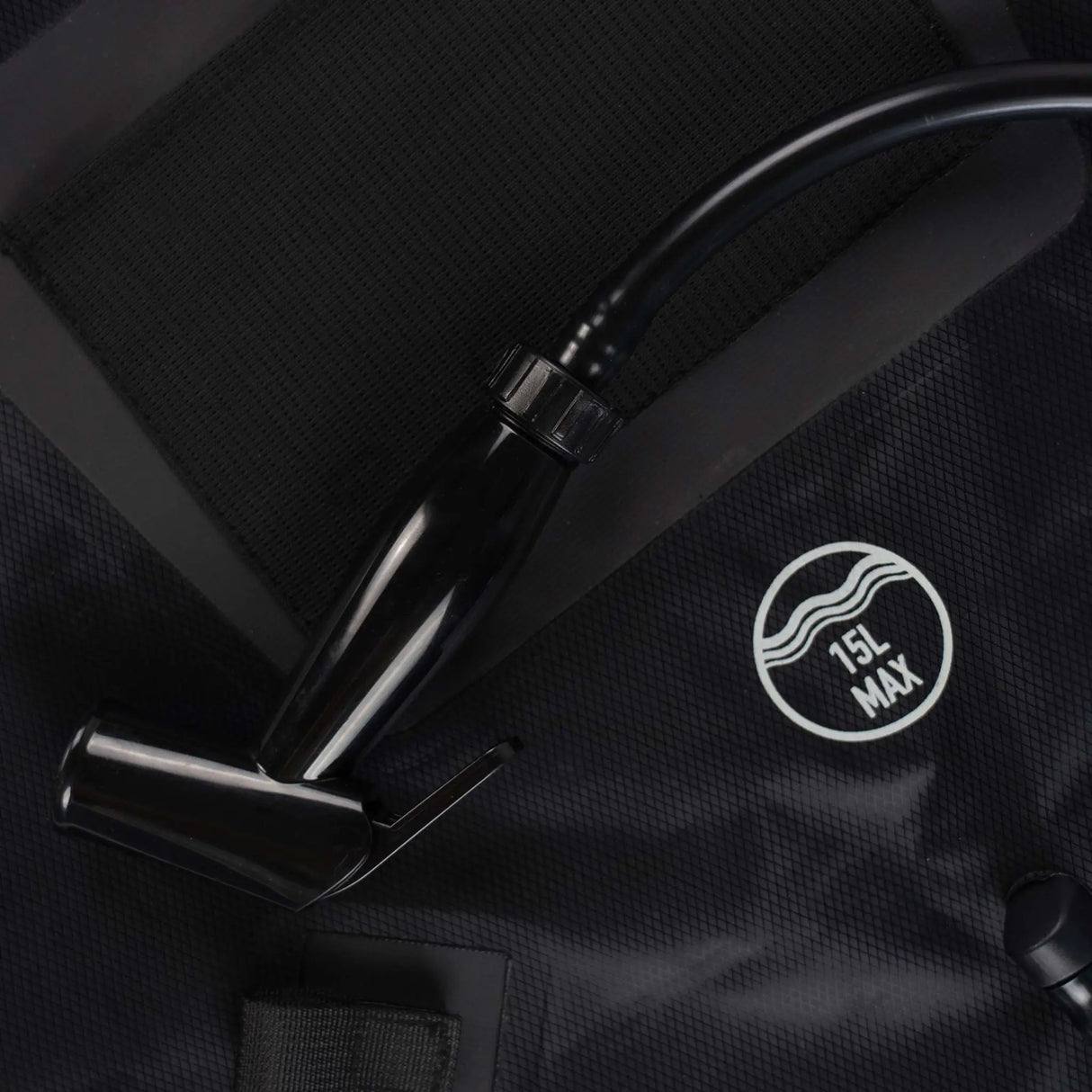 Highlander Wild Rinse Camping Solar Shower 15L on white background