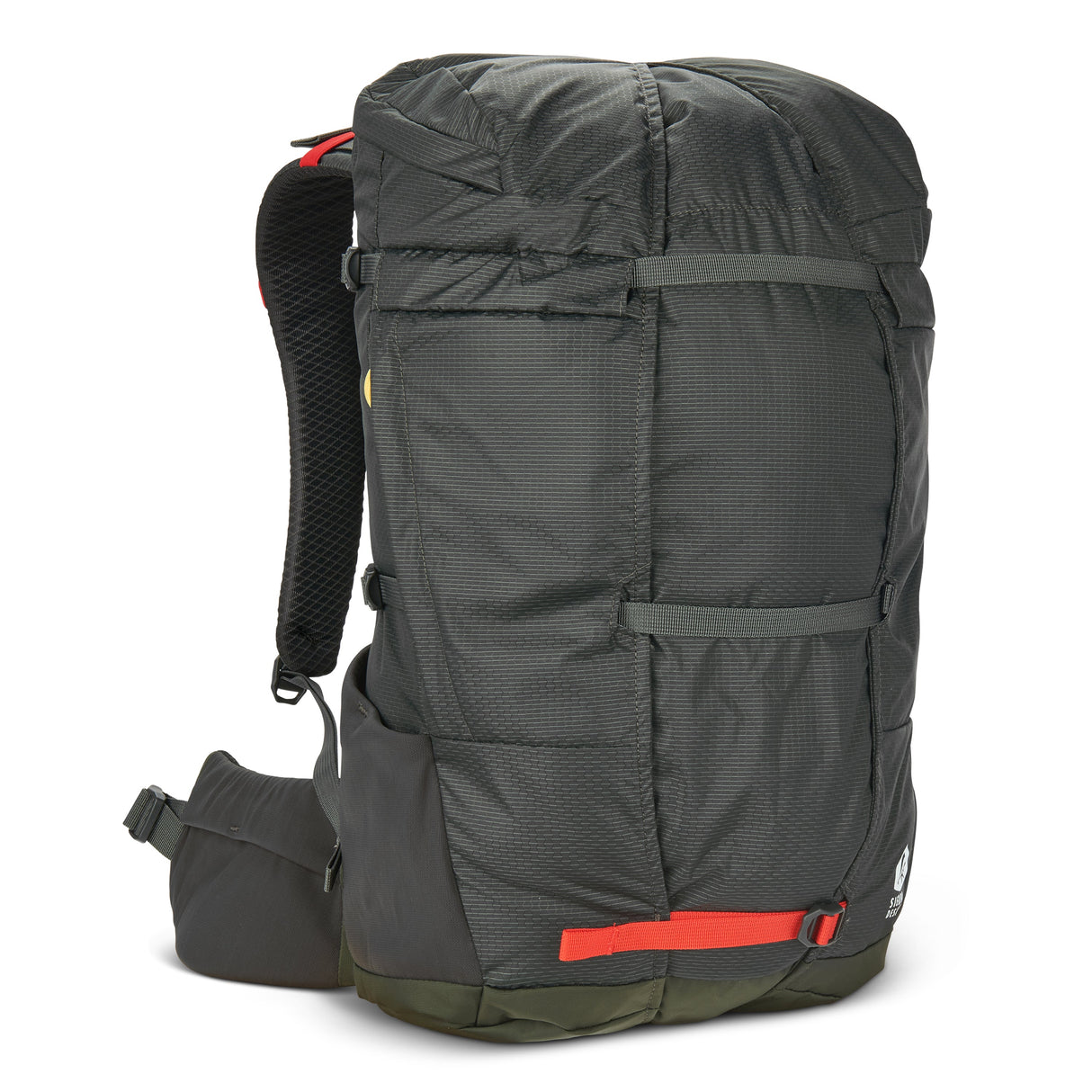 Sierra Designs Flex Hike 20-30 Rucksack - Peat / Fiery Red