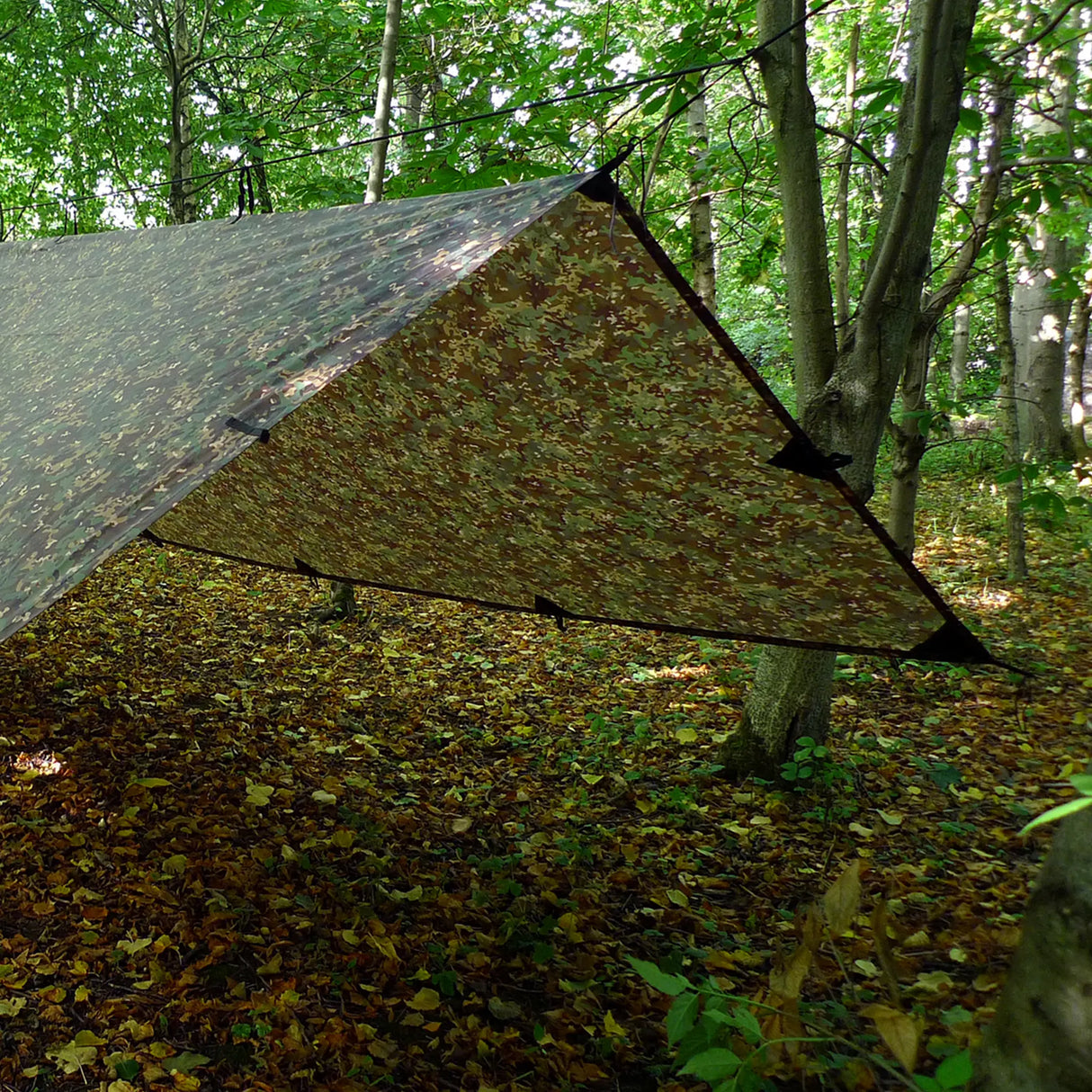 DD Tarp XL in MC Camo for camping