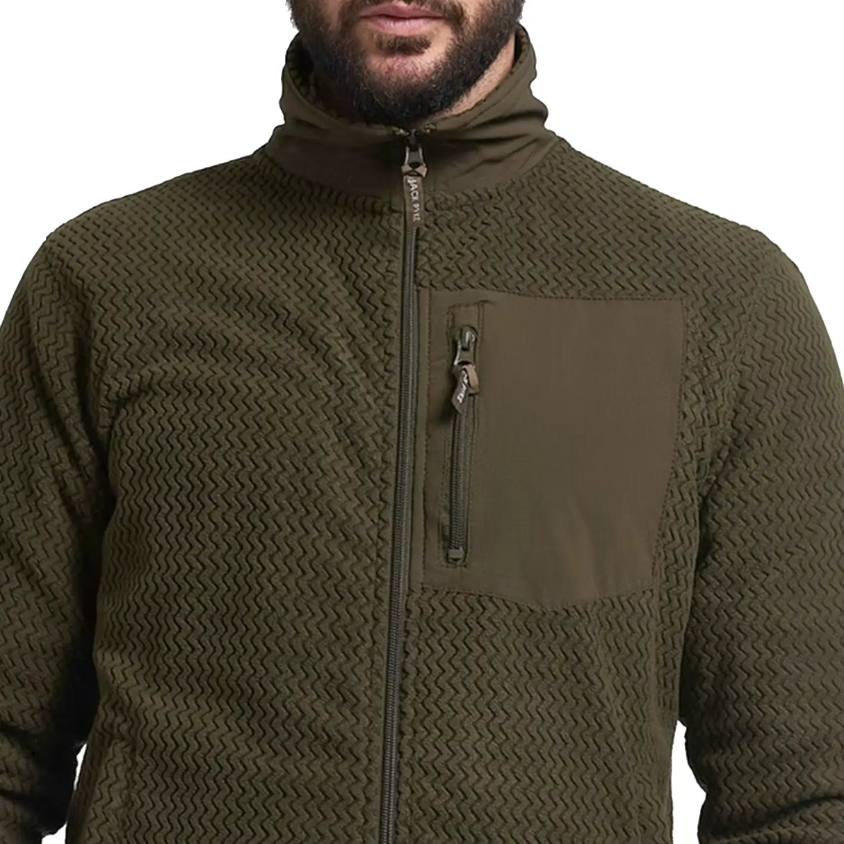 Jack Pyke Lightweight Z Fleece Jacket Dark Olive | Task Outdoor