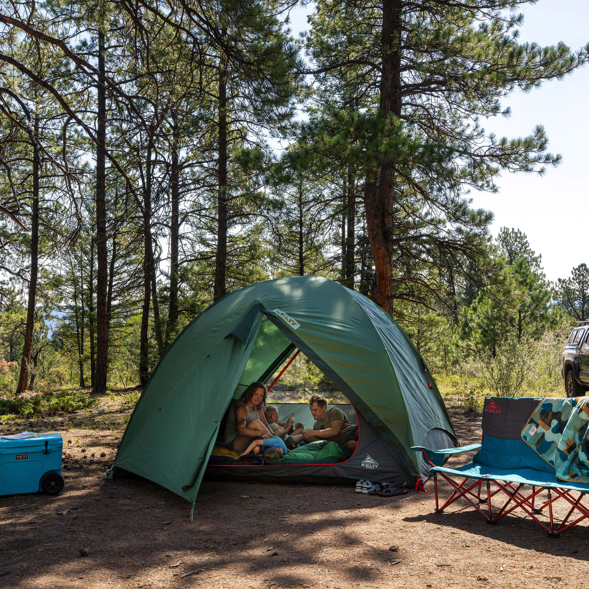 Kelty Wireless 6P Tent - Dill / Black Forest