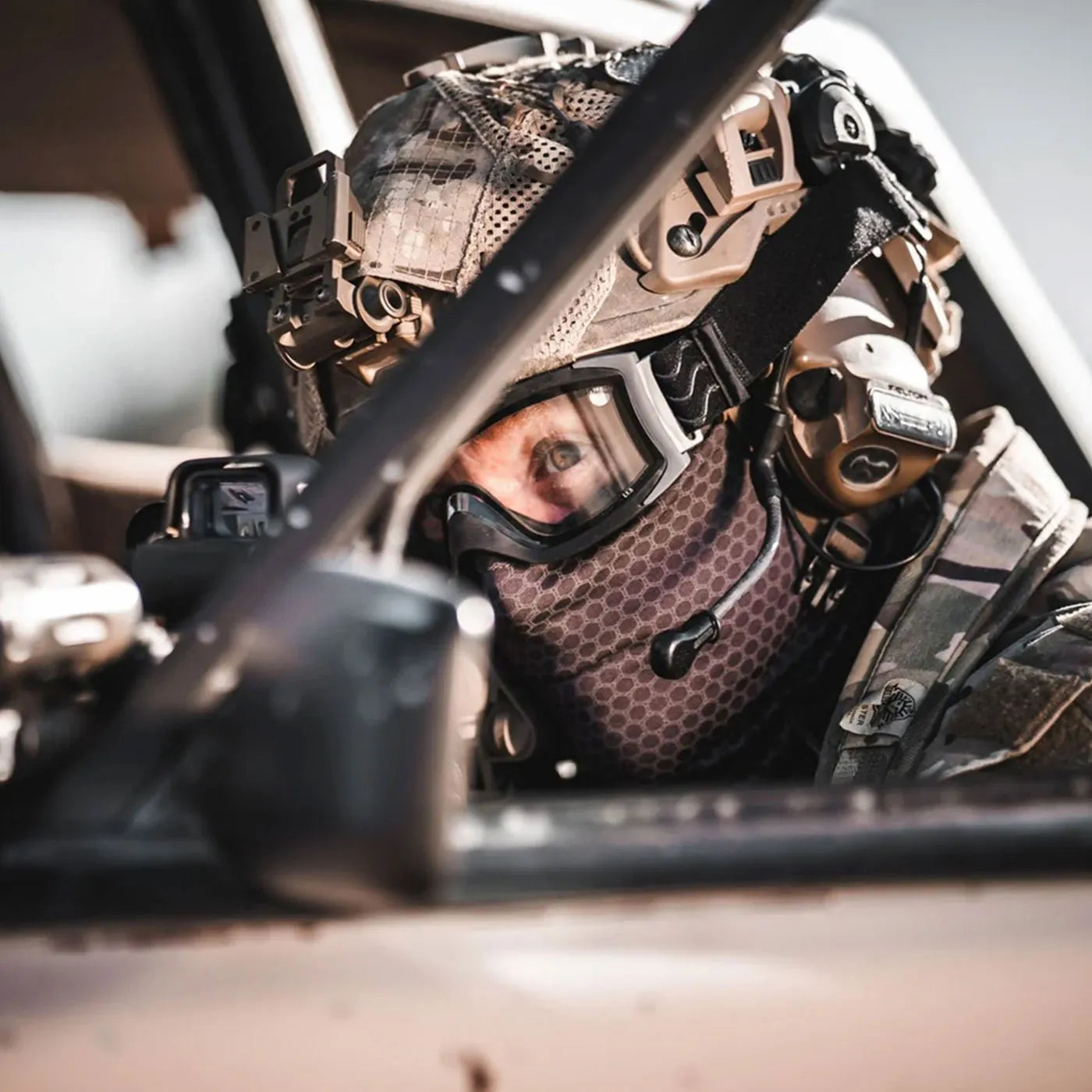 Bollé X1000 tactical ballistic goggles in black, EN166 B rated airsoft eye protection
