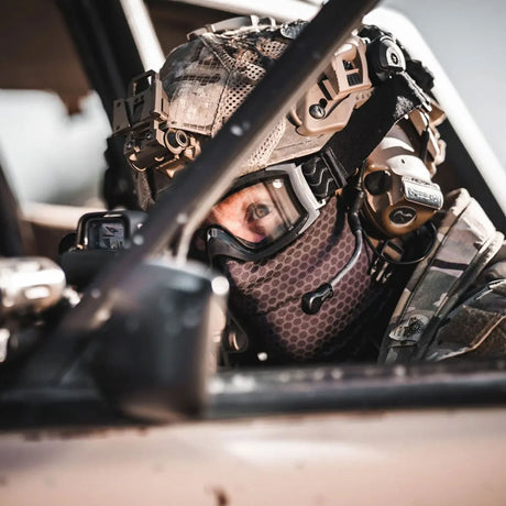 Bollé X1000 tactical ballistic goggles in black, EN166 B rated airsoft eye protection