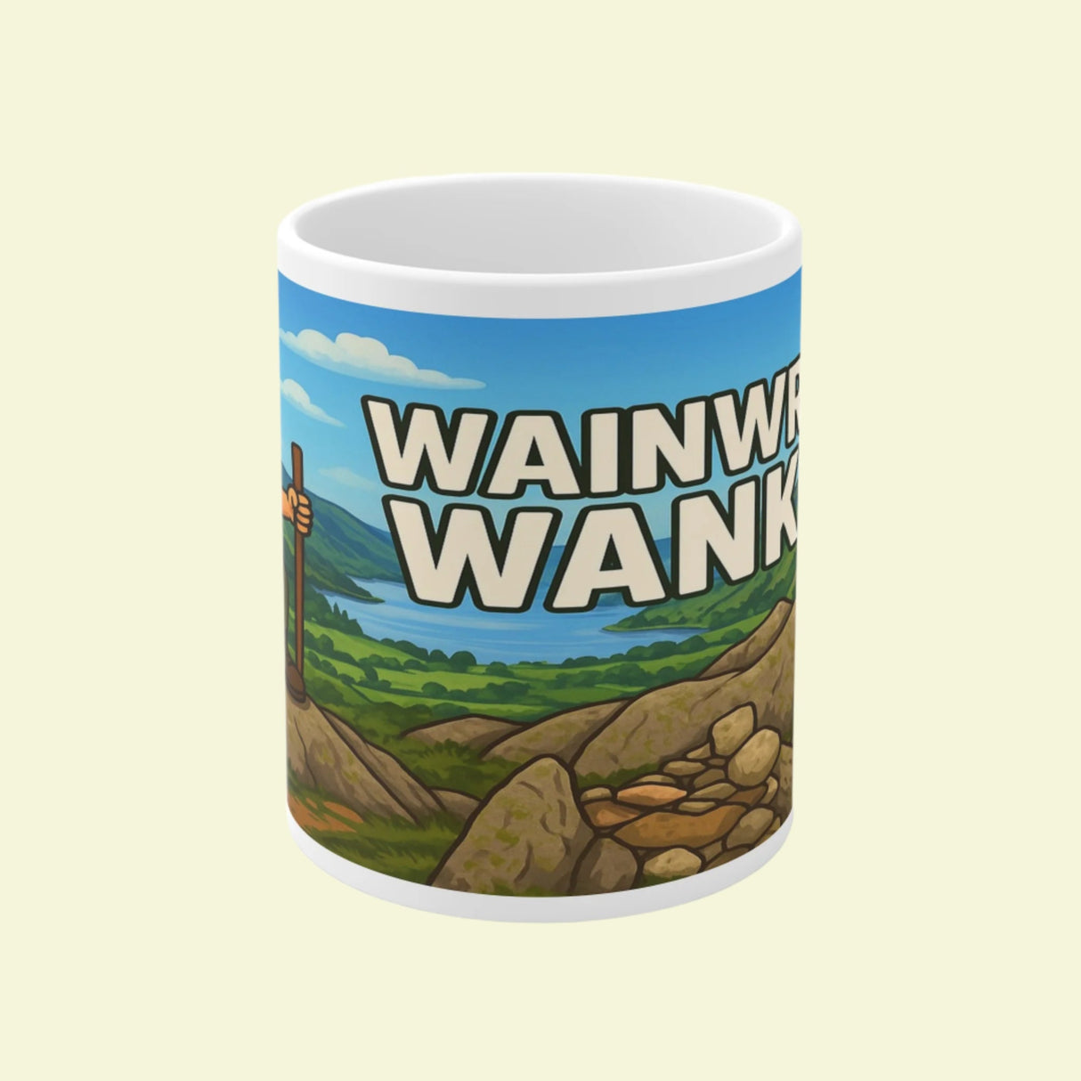 Wainwright Wanker Ceramic Mug 11oz - for Him