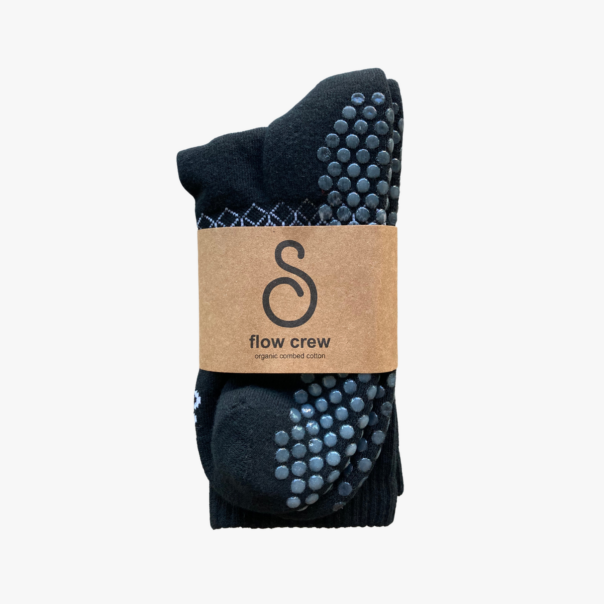 hipSwan Flow Crew Grip Socks