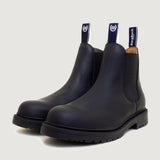Bareback Detroit Steel Toe Cap Work Boots - Black rear view