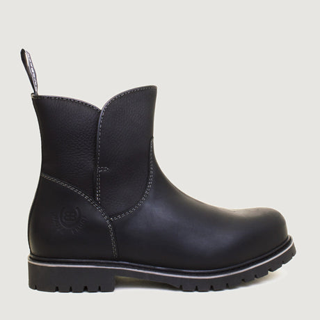 Bareback Quebec Waterproof Ankle Boots - Black colourway front