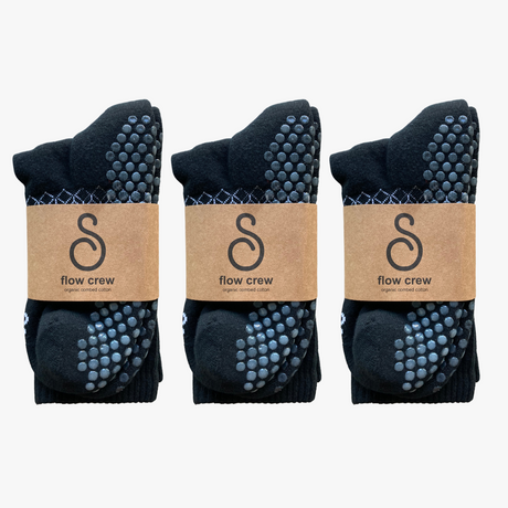hipSwan Flow Crew Grip Socks