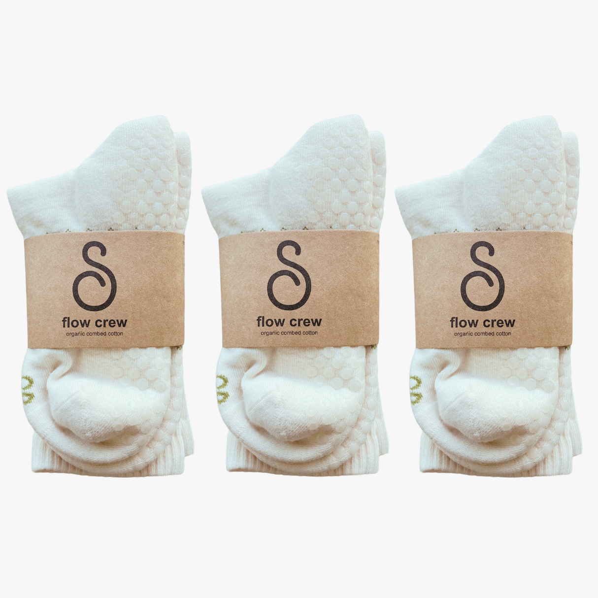 hipSwan Flow Crew Grip Socks