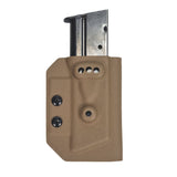Kydex Customs 1911 Magazine Carrier coyote brown - UK Made Mag Pouch