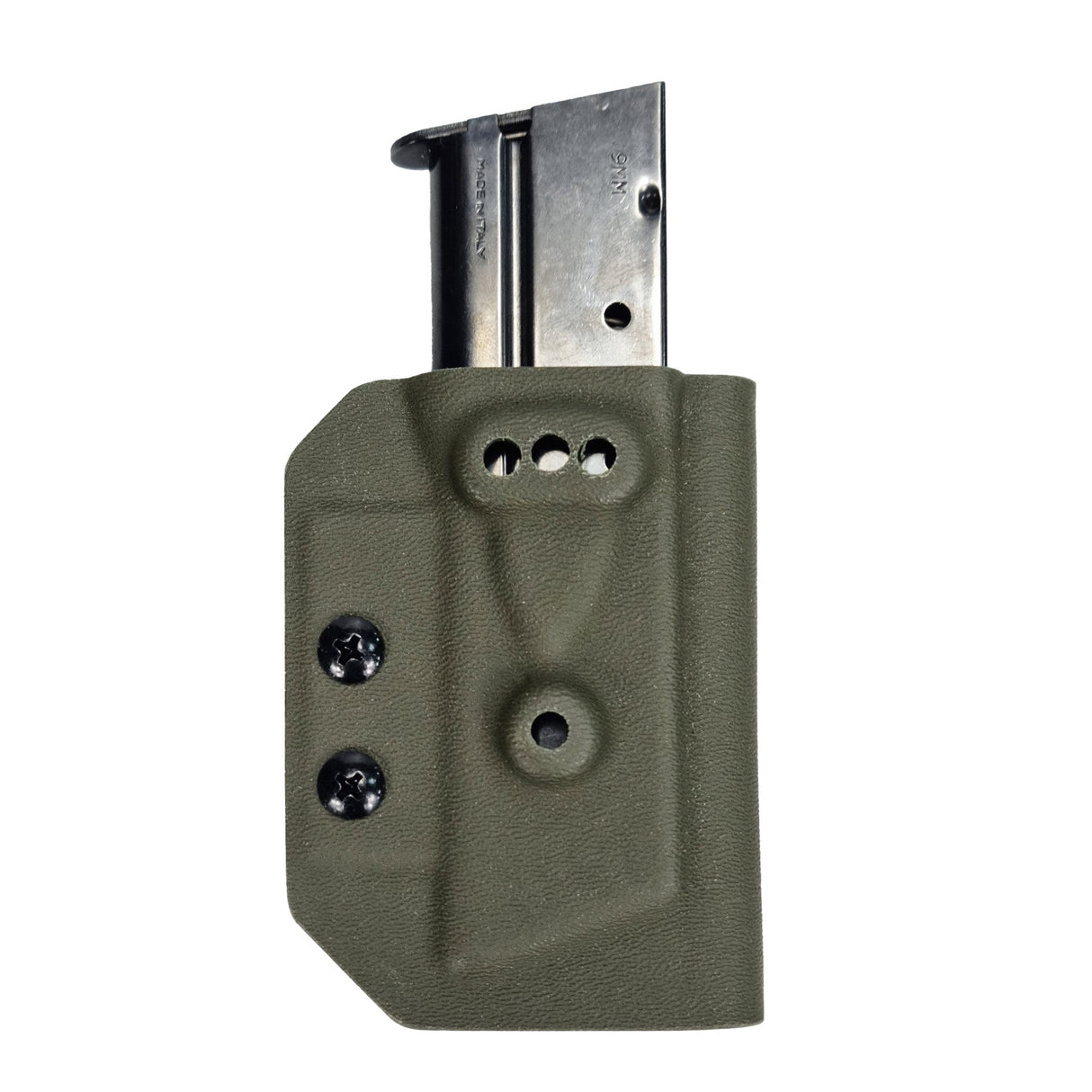 Kydex Customs 1911 Magazine Carrier olive green - UK Made Mag Pouch