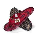 Gumbies Islander Flip-Flops - Men's Red G colourway front