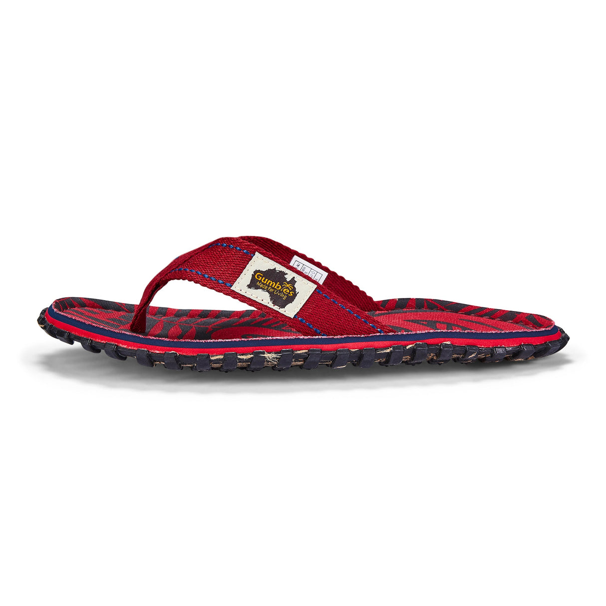 Gumbies Islander Flip-Flops - Men's Red G alternate view 7
