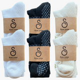 hipSwan Flow Crew Grip Socks