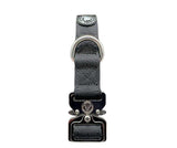 BTactical 2.5cm Nylon Dog Collar - Midnight Black