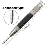 Heavy Duty Glass Breaker Punch dimensions, 155 mm long, 15 mm body, 6 mm tip