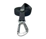 BTactical Nylon Carabiner Clip Dog Lead - Midnight Black