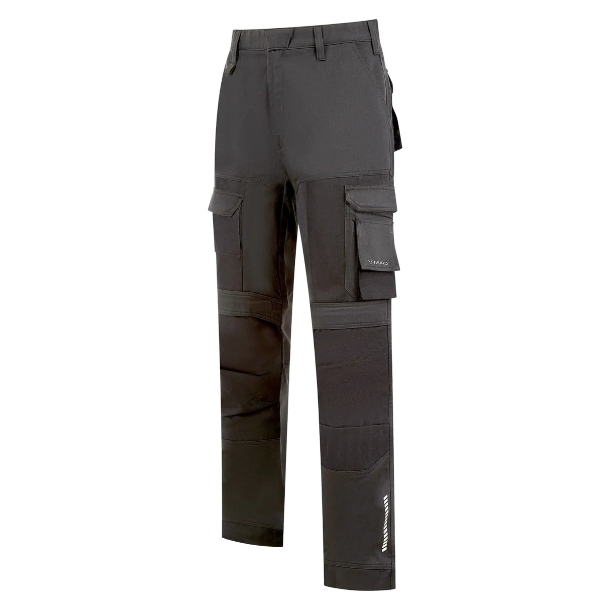 Tauro Workwear Outlaw Trousers - Black Cordura reinforced knee pad pocket