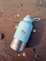 Fido’s Trails 3-in-1 Water Bottle with Detachable Bowls – Coastal Blue | 1 Litre Adventure-Ready Hydration for Dogs & Owners