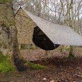 DD Tarp 3.5x3.5 in MC Camo for outdoors
