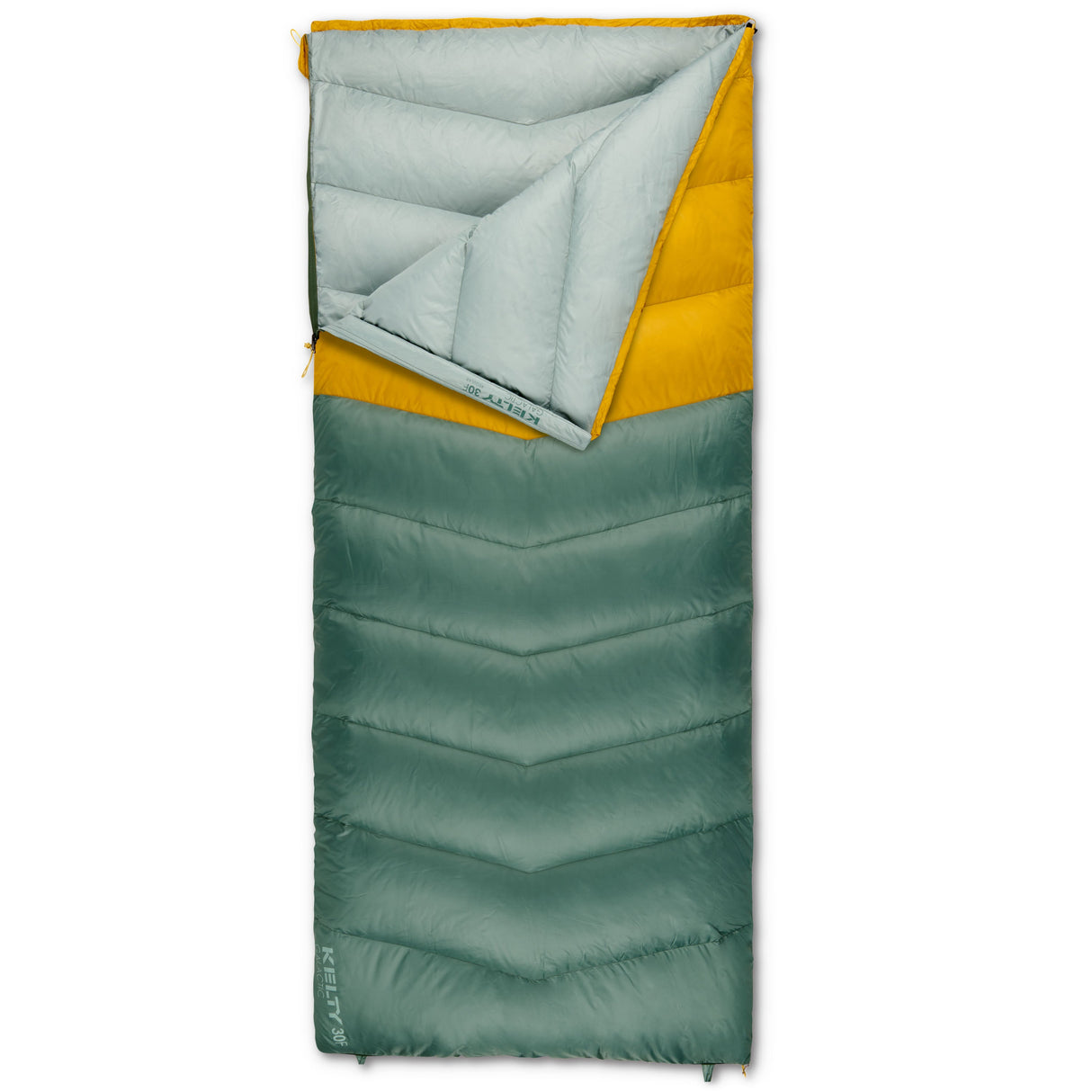 Kelty Galactic 30 Down Sleeping Bag - Duck Green Olive Oil alternate view 2