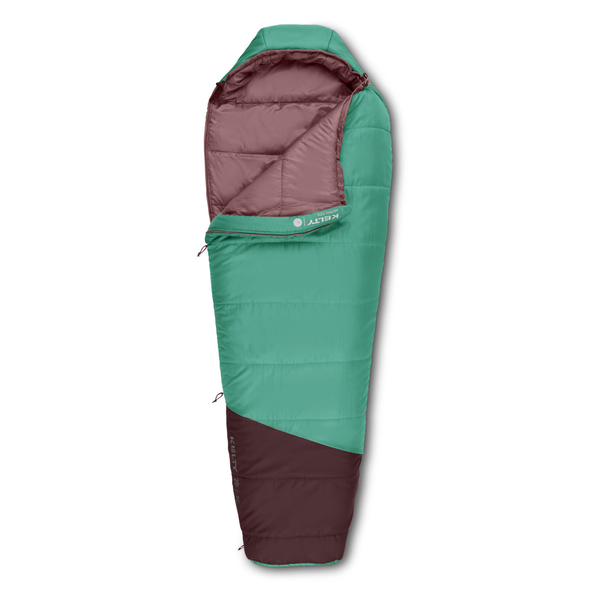 Kelty Mistral Kids 20 Sleeping Bag - Malachite full view