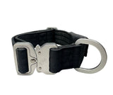 BTactical 4cm Nylon Tracker Dog Collar - Midnight Black