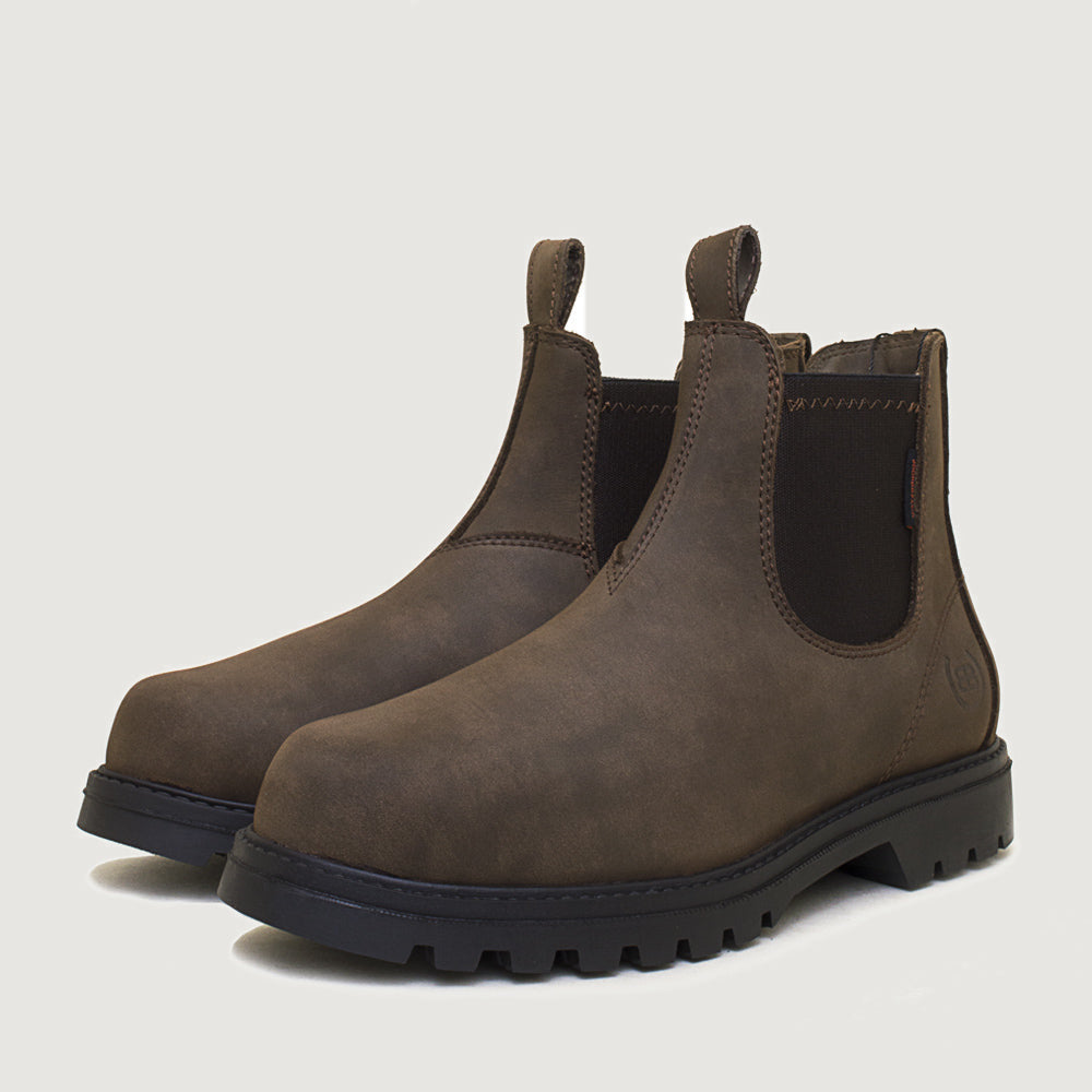 Bareback Vancouver Storm Waterproof Boots - Brown rear view