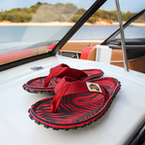 Gumbies Islander Flip-Flops - Men's Red G alternate view 2