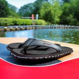 Gumbies Vegovert Flip-Flops - Men's Black alternate view 2