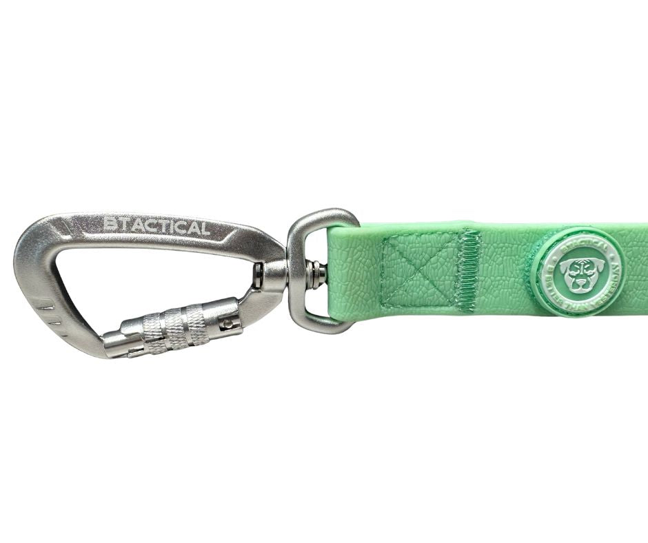 BTactical PVC Carabiner Clip Dog Lead - Pastel Green