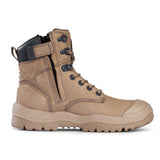 Mongrel 561 High Leg Side Zip Safety Boots - Stone
