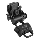 Nightfox N247 Helmet Mount - front three-quarter view with branding