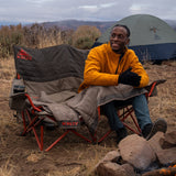 Kelty Low-Loveseat Double Camping Chair in Nest Bungee Cord/Beluga