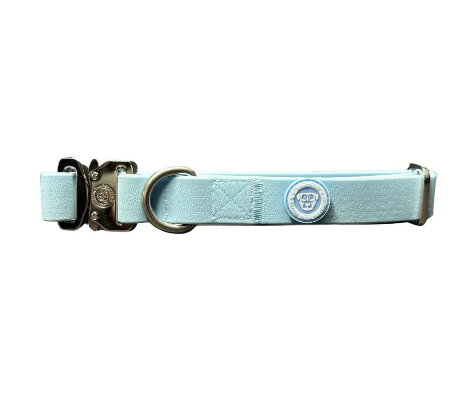 BTactical 2.5cm PVC Dog Collar - Pastel Blue