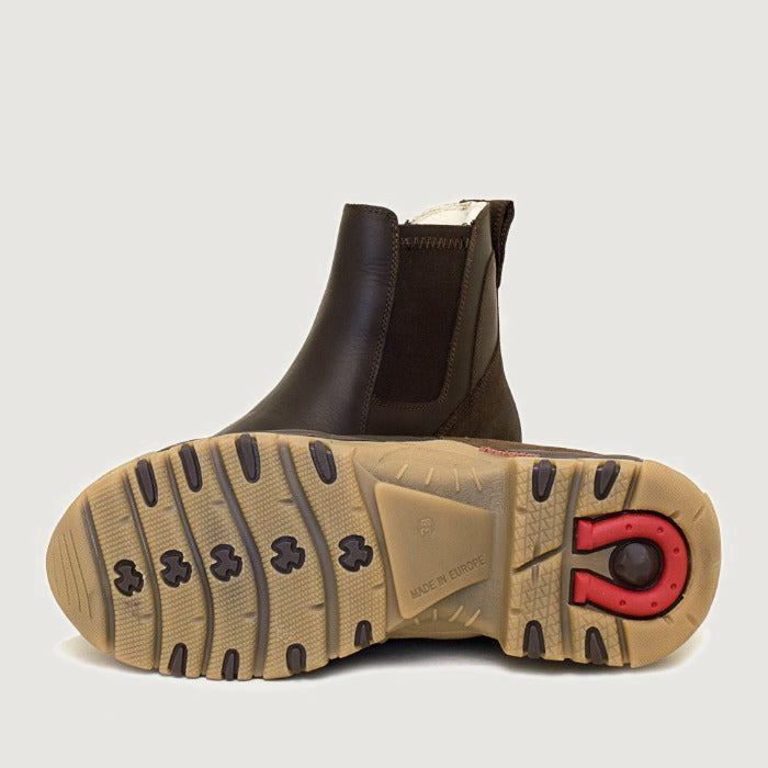 Bareback Ottawa Storm Waterproof Short Boots - Brown side profile