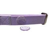 BTactical 2.5cm PVC Dog Collar - Pastel Purple