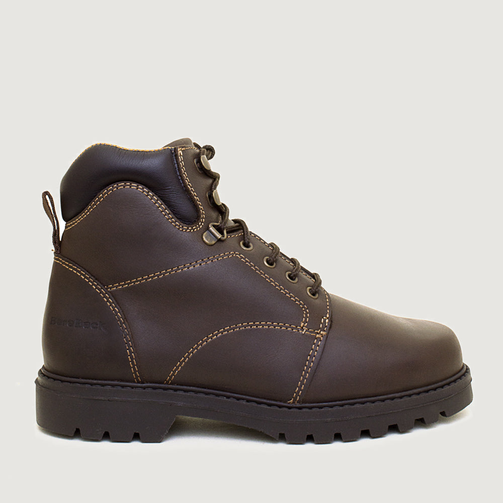 Bareback Buffalo Boots - Brown colourway front