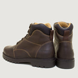 Bareback Buffalo Boots - Brown rear view