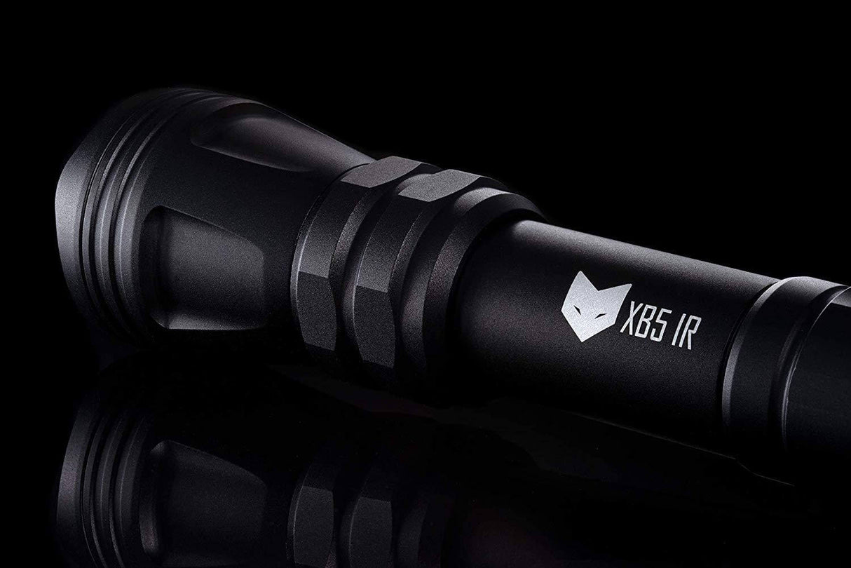Nightfox XB5 940nm Low Glow Infrared LED Flashlight - side profile