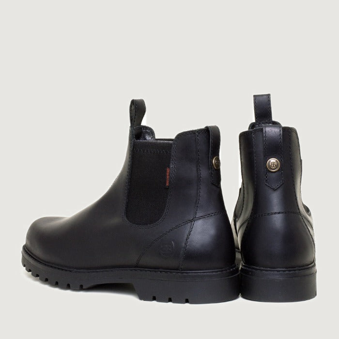 Bareback Vancouver Storm Waterproof Boots - Black side profile