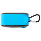 Maplin carabiner Bluetooth speaker from above showing its slim depth