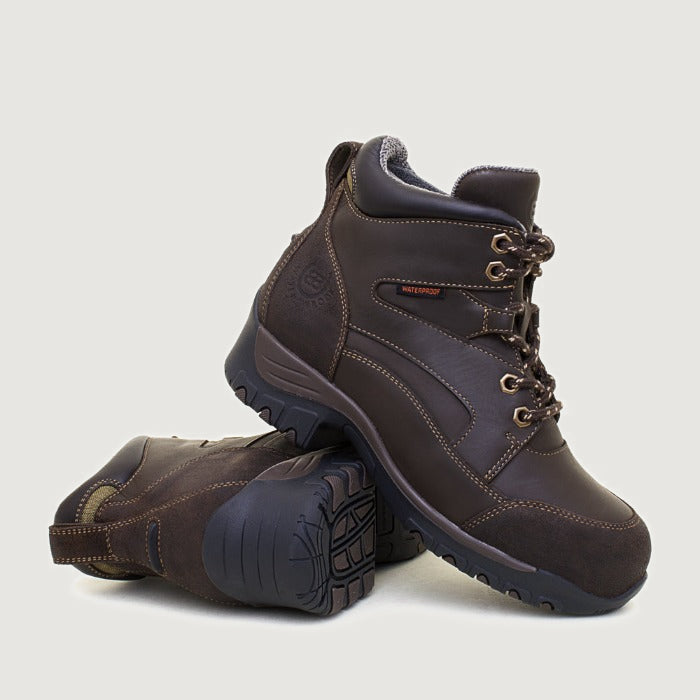 Bareback Blair Storm Waterproof Jodhpur Boots - Brown side profile