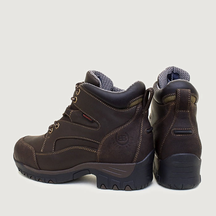 Bareback Blair Storm Waterproof Jodhpur Boots - Brown angled view
