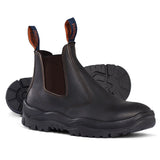 Mongrel 940030 Elastic Side Premium Chelsea Boot - Brown pair showing lug outsole