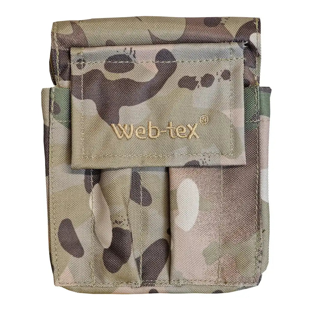 Web-Tex A6 Notebook Holder in BTP camo, front view