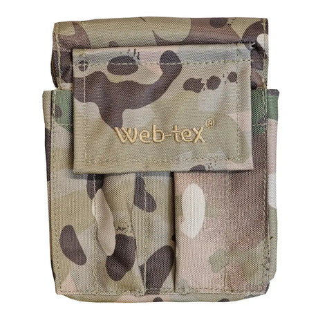 Web-Tex A6 Notebook Holder in BTP camo, front view