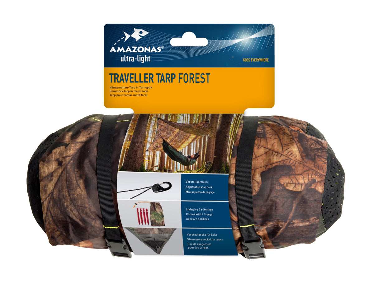 Amazonas Traveller Tarp - Forest Camo - image 2