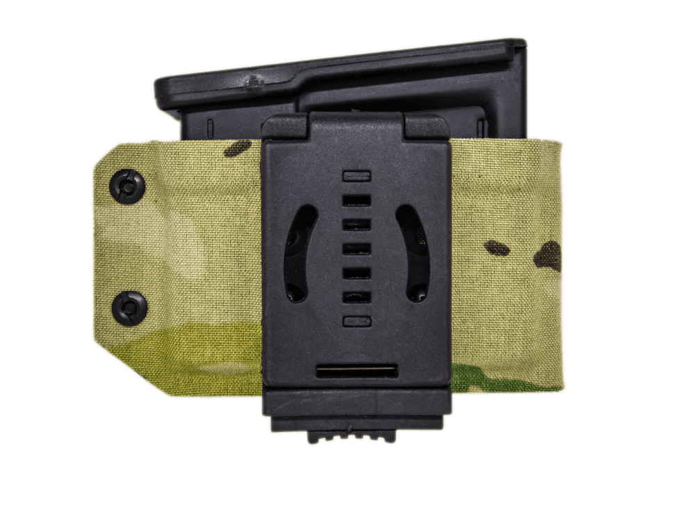 Accuracy International AX MKIII Magazine Carrier in Multicam wrap from the back