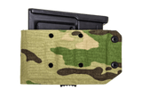 Accuracy International AX MKIII Magazine Carrier in Multicam wrap from the front